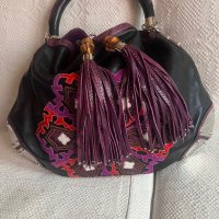 Дамска чанта естествена кожа Gucci , снимка 2 - Чанти - 40214699