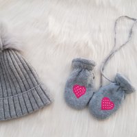 Детска шапка и ръкавици 1-2 години, снимка 1 - Други - 42692247