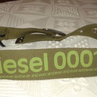 Дамски колан Diesel – зелен, спортен, снимка 1 - Колани - 30438180