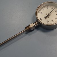 биметален термометър Wika ф100mm, -10+70°C, L-130mm, снимка 8 - Резервни части за машини - 34452411