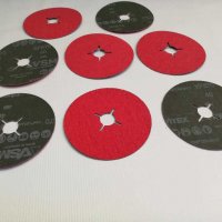 VSM XF870 Ceramics фибър диск процепен 125x22,P40 и P60 зърнистост , снимка 3 - Други машини и части - 29892446
