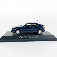 VW Corrado G60 1990 - мащаб 1:43 на NOREV модела е нов в PVC дисплей-кейс Volksvagen, снимка 2 - Колекции - 27491896