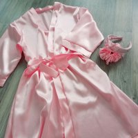 Сатенени халати за моминско парти, снимка 5 - Сватбени рокли - 40508840