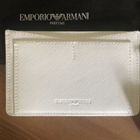 Нов кожен Emporio Armani Parfum Cardholder, снимка 1 - Портфейли, портмонета - 31154631