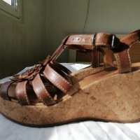 Красиви и удобни дамски сандали от естествена кожа Gabor 38/5, снимка 2 - Сандали - 44183590
