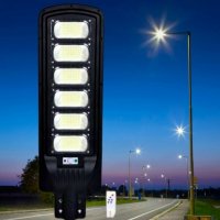 Комплект от 5бр. 750W LED Соларна улична лампа Cobra с дистанционно, снимка 3 - Соларни лампи - 33969407