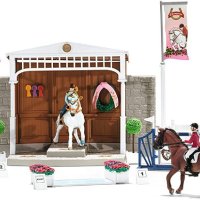 Schleich 42338 Игрален комплект Horse Club Коне конен клуб - Голям турнир по езда с коне, снимка 6 - Конструктори - 44325089