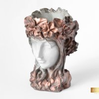 Интериорна Арт ваза статуя на Арвен от Властелинът на пръстените / Декоративна ваза за цветя, снимка 3 - Вази - 40521544