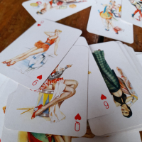 Стари Еротични карти за игра, снимка 7 - Карти за игра - 44673239