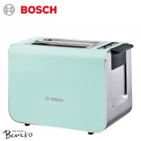 Компактен тостер Bosch Styline TAT8612, 860 W, резедав, 36 x 25 x 23, снимка 1 - Тостери - 39443913