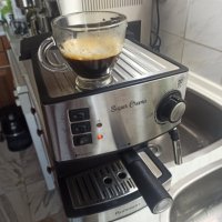 Кафемашина Ронсон с ръкохватка с крема диск, работи перфектно и прави страхотно кафе с каймак , снимка 2 - Кафемашини - 44226143