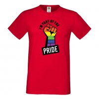  Мъжка тениска I'm Part Of The Pride Прайд,Празник.Повод,Изненада, снимка 6 - Тениски - 37102751