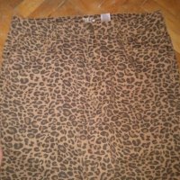 Еластични дънки в леопардов принт / леопардова шарка "Time & Tru"® / голям размер , снимка 5 - Дънки - 31205617