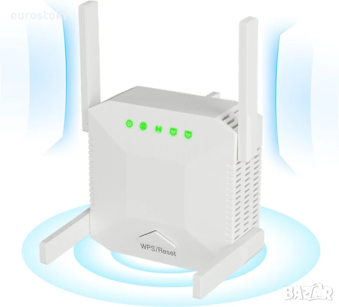 WiFi усилвател, 1200Mbps WiFi ретранслатор Ethernet порт, 2.4GHz/5GHz двубандов, защита от смущения, снимка 1