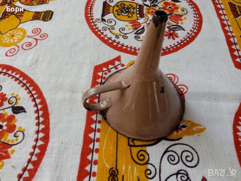 Стара емайлирана фуния, снимка 1