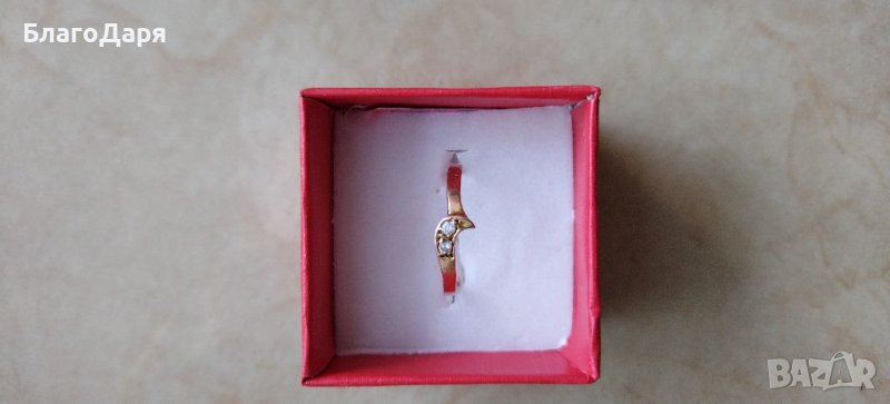 Златен пръстен  халка , снимка 1