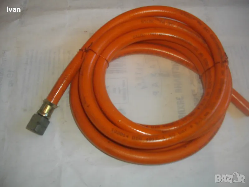 МАРКУЧ ЗА ГАЗ ПРОПАН-БУТАН ЗА ГОРЕЛКА 2м до 10 bar, снимка 1