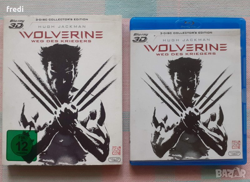 The Wolverine (2013) Върколакът 3D (blu-ray disk) х 3 без бг субтитри, снимка 1