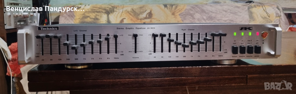 Графичен Еквалайзер Technics Ak- 8020, снимка 1