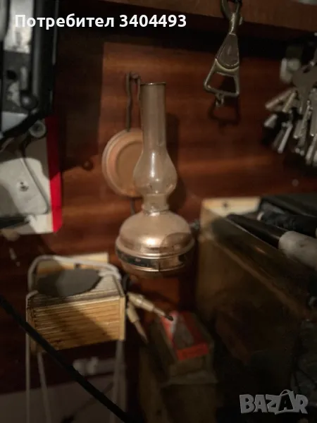 Винтидж газена лампа, снимка 1