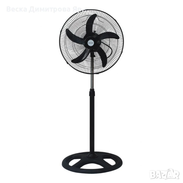Вентилатор на стойка 18'' MUHLER FM-8140D 3в1, 70W, индустриален, на стойка, стена, под, снимка 1