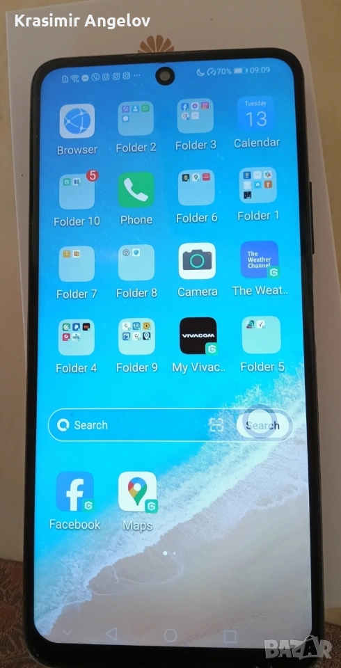 Продавам мобилен телефон Huawai P smart 2021 128/4GB, снимка 1