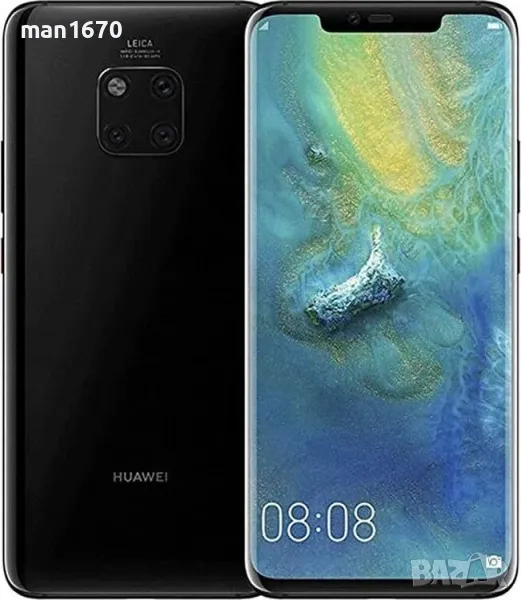 Huawei MATE 20 PRO BLACK - запазен, снимка 1