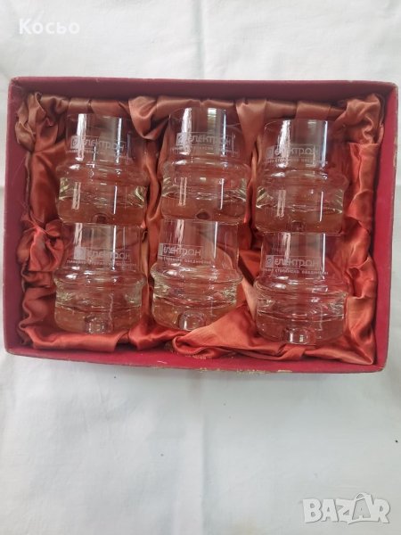 Чашки за ракия ЕЛЕКТРОН, снимка 1