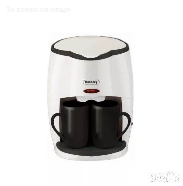 ✨Кафеварка Rosberg R51170A 450W с две чаши, снимка 1