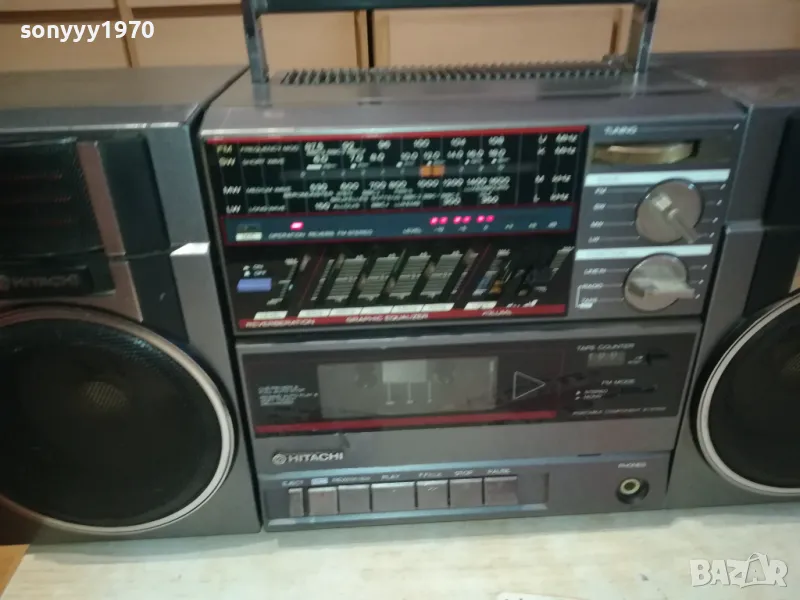 HITACHI-РАДИОКАСЕТОФОН 1601250829, снимка 1