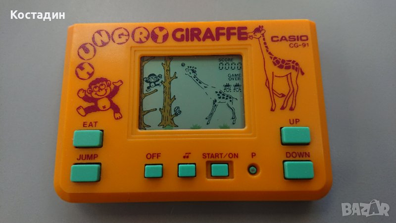 Casio Hungry Giraffe [CG-91] Японска електронна игра, снимка 1