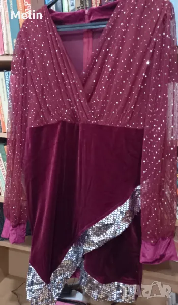  Рокля от кадифе, снимка 1