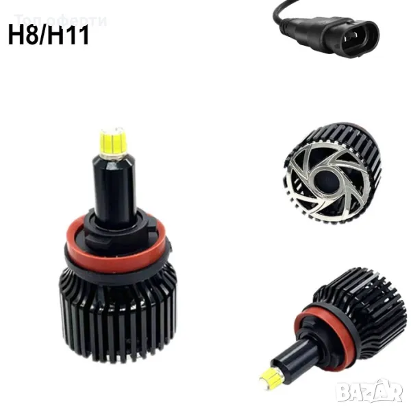 Крушки Диодни H8/H11 100W - 12V, снимка 1