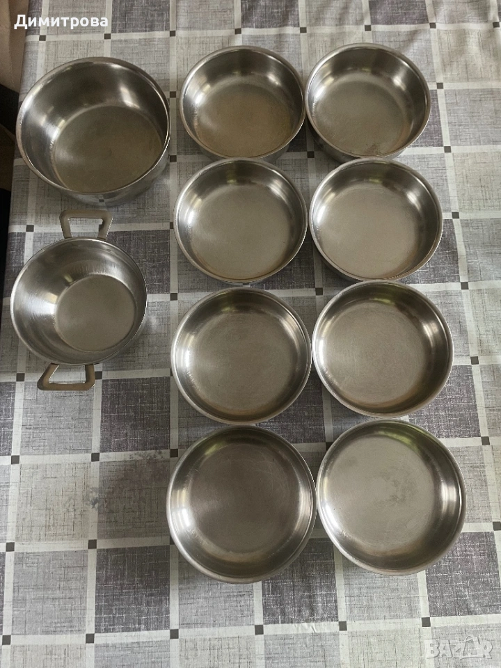 Купички алпака,салфетник /салфетници/, солничка алпака, снимка 1