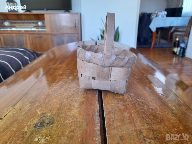 Стара кошница,кошничка #3, снимка 1