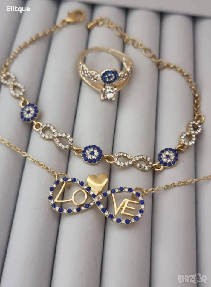 колие ,гривна и пръстен , снимка 1