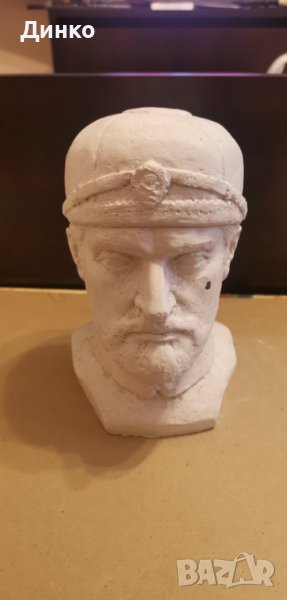 Гипсов бюст на Тодор Александров водач на ВМРО., снимка 1