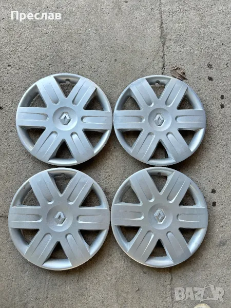 4 броя оригинални тасове за Renault Clio, Megane 15, снимка 1