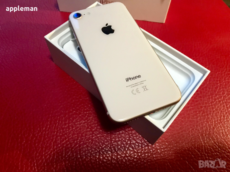 Apple iPhone 8 Gold 64Gb Фабрично отключен Айфон телефон, снимка 1