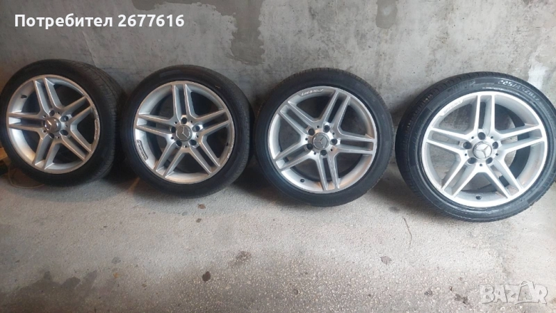 Джанти с гуми за мерцедес 17 - ки, снимка 1