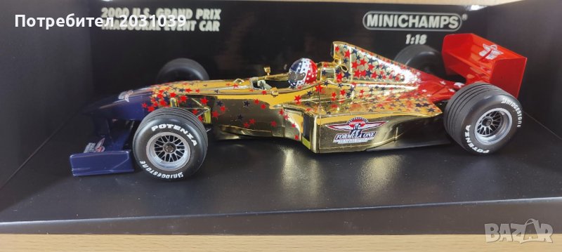 Formula 1 Колекция - Ferrari 2000 U.S. GP Minichamps, снимка 1