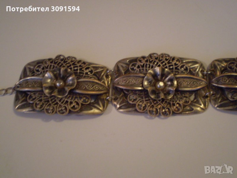  дамска Старинниа аристократична гривна, снимка 1