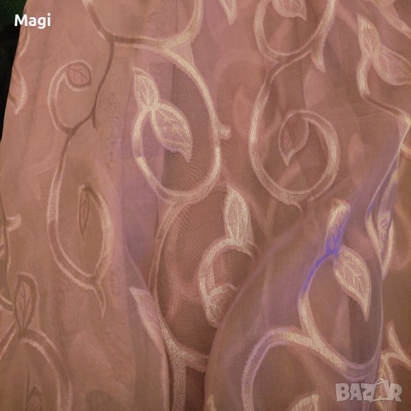 Перде органза розово , снимка 1