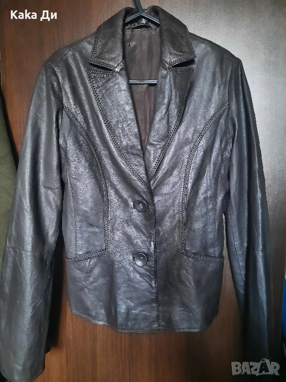Дамско сако естествена кожа, снимка 1