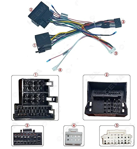 Кабел, за Porsche Cayenne, букса, конектор, мултимедия, навигация, китайска с андроид, Порше Кайен , снимка 1
