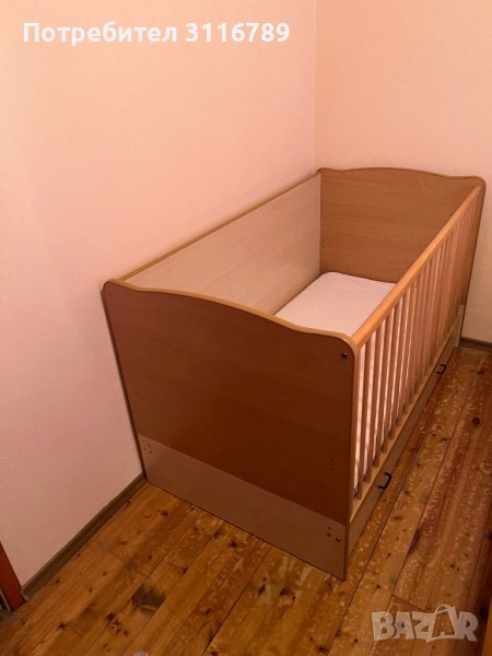 Бебешко легло + матрак , снимка 1