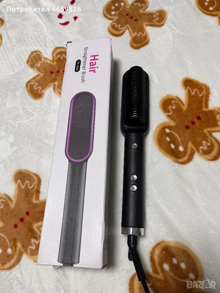 Преса за коса тип четка, снимка 1