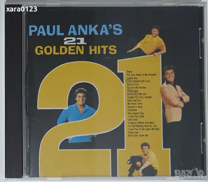 Paul Anka – Paul Anka's 21 Golden Hits, снимка 1