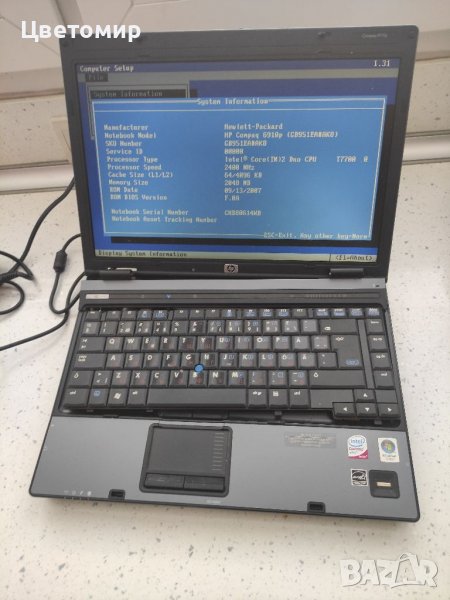 Лаптоп HP 6910p , снимка 1