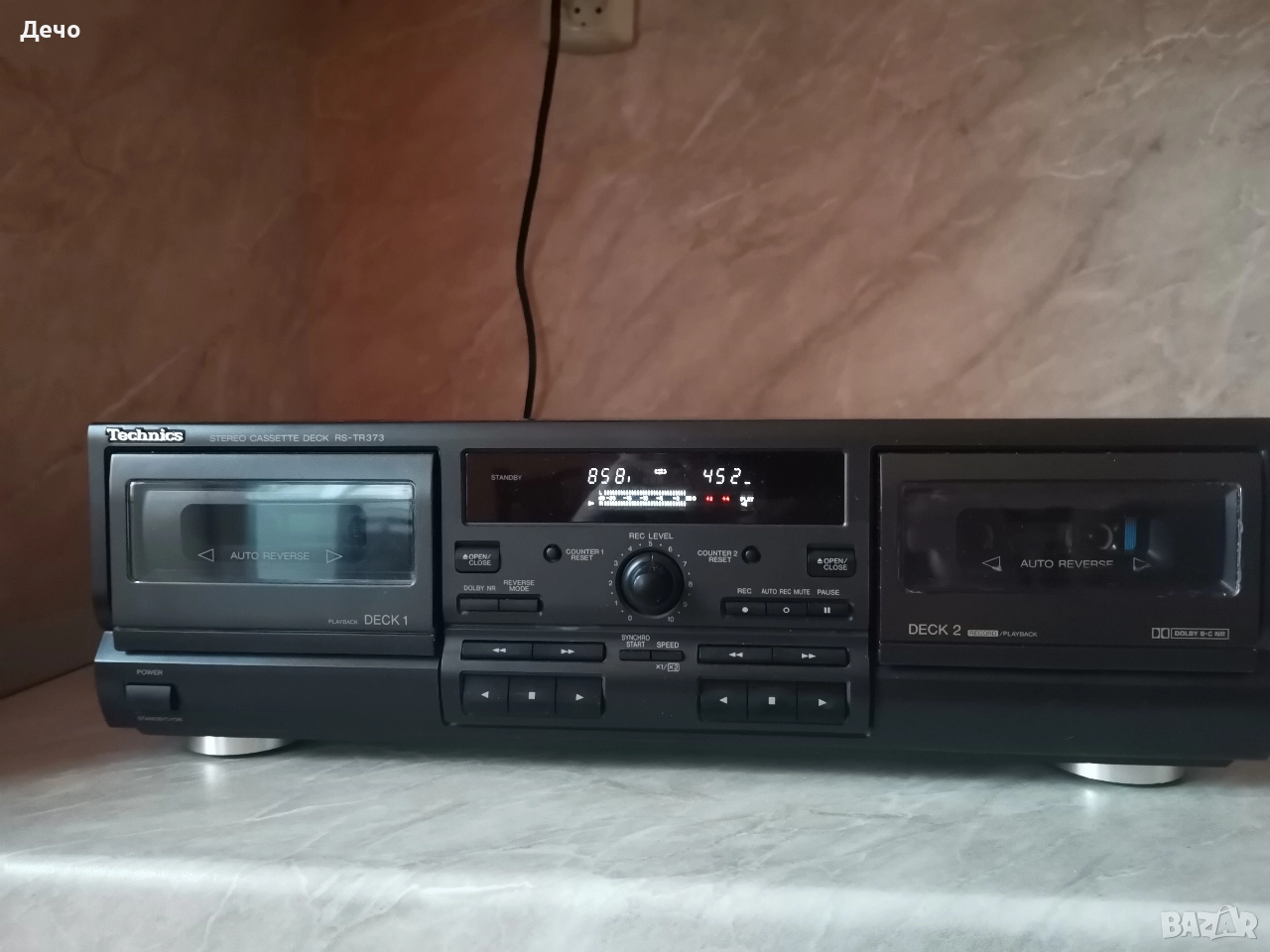 Касетен дек Technics tr373 , снимка 1